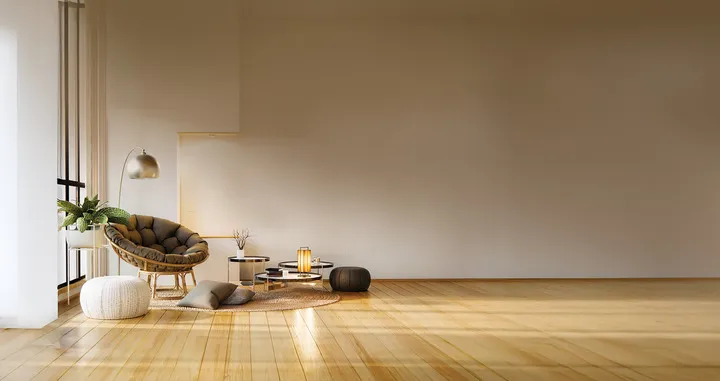 Modern living room with TV unit